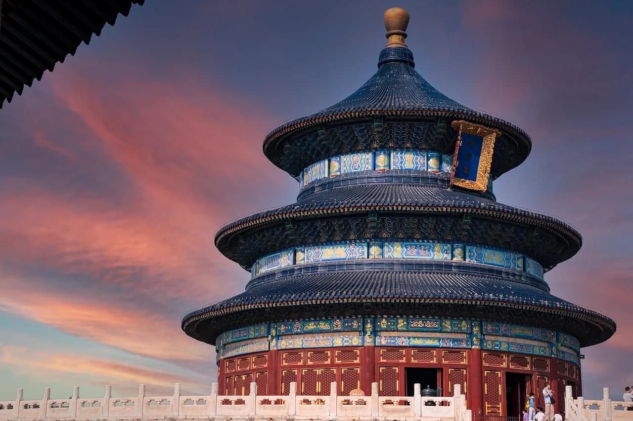 Temple of Heaven Hall of Prayer for Good Harvests with blue roof
