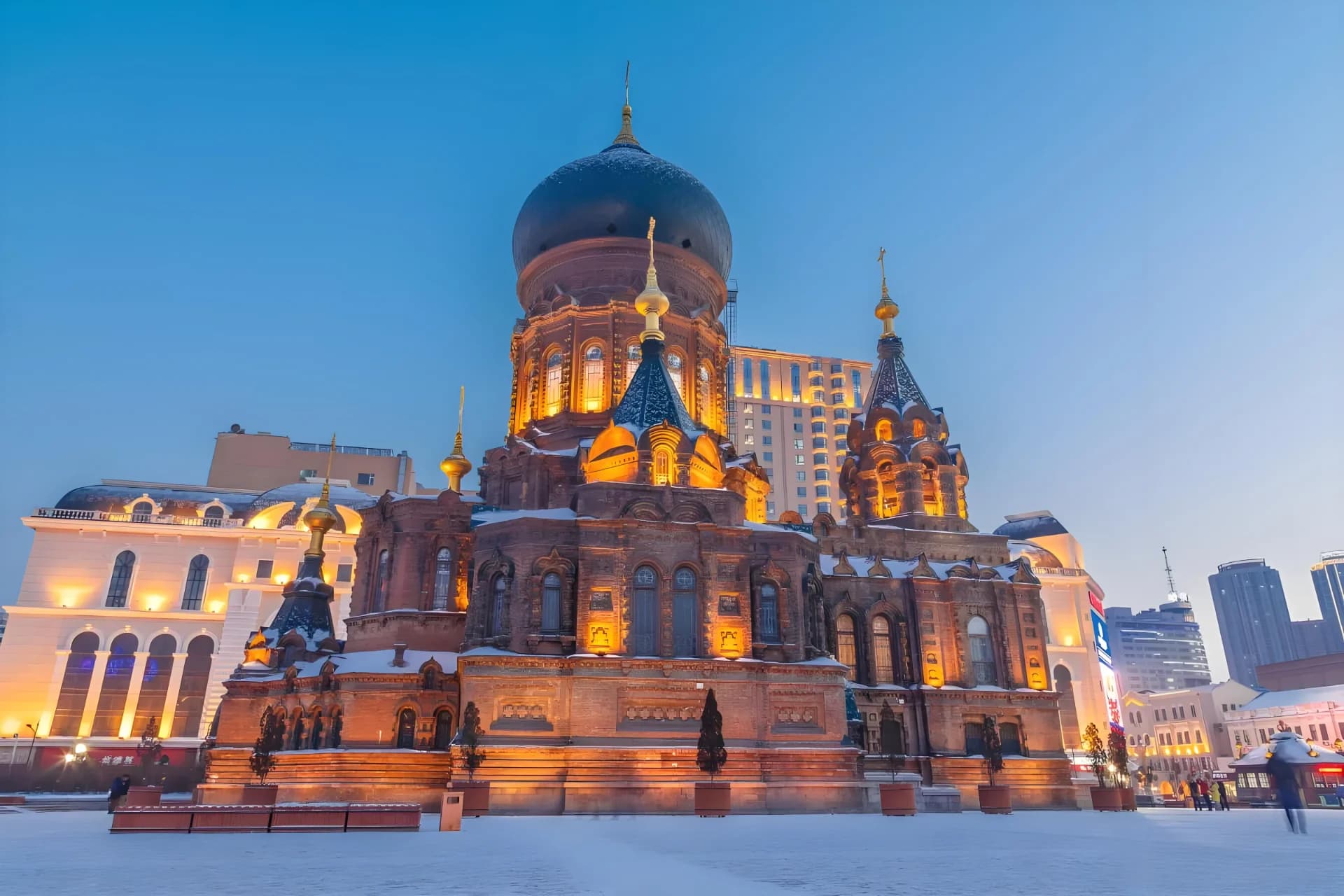 Saint Sophia Cathedral with distinctive onion dome