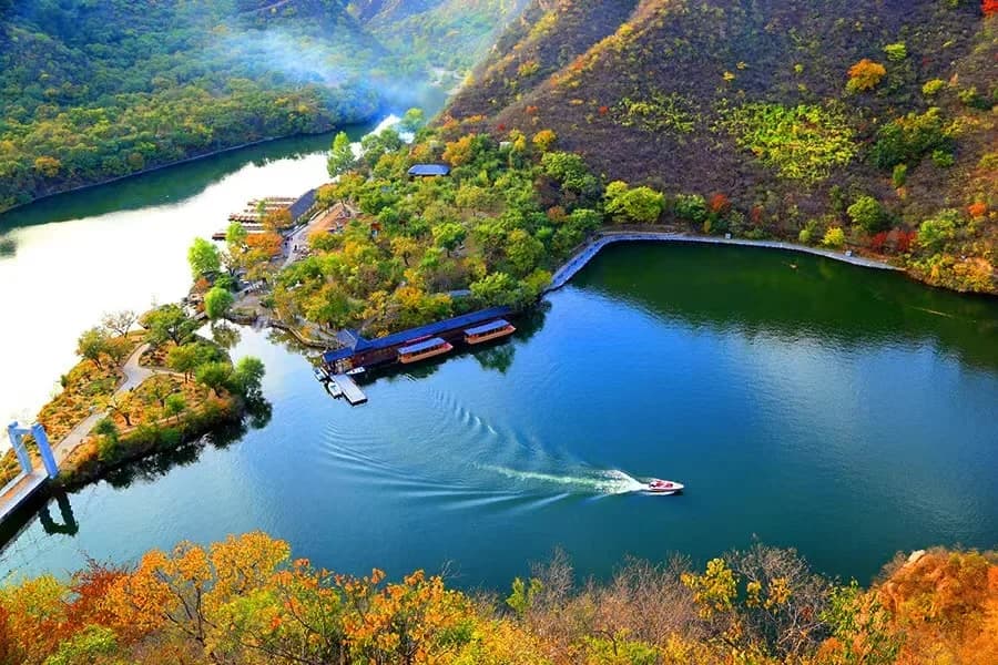 Sunrise and Starlight on the Great Wall